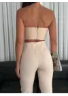Şık Büstiyer Pantolon Takım