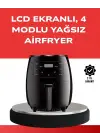 Büyük Boy 6 Litre Airfryer 2400w Sesli Uyarı Lcd Ekran