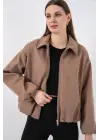 Modern Oversize Kaşe Ceket