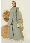 Çağla Yeşili Tunik Pantolon Alt Üst Takım 6663