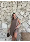 Omarı Çan Kısa Elbise - Kadınların Şıklığına Şıklık Katın