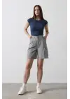 Cargo Cepli Şort - Gri