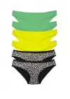 Çarpıcı Kadın Slip Külot 6lisi Leoprints