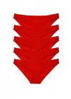 Çarpıcı Kadın Slip Külot Kırmızı
