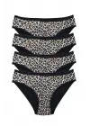 Çarpıcı Leopar Desenli Yumuşak Kadın Slip Külot