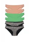 Çarpıcı Likralı Kadın Slip Külot