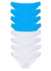 Çarpıcı Likralı Kadın Slip Külot Seti