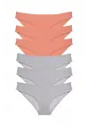 Çarpıcı Likralı Kadın Slip Külot Seti