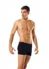 Çarpıcı Likralı Siyah Erkek Boxer