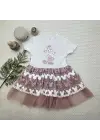 Çarpıcı Mickey Baskılı Bebek Elbisesi