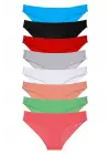 Çarpıcı Süper Eko Likralı Kadın Slip Külot Set 6