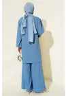 Çarpıcı Tunik Pantolon Alt Üst Takım