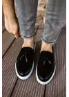 Omarı Yumuşak ve Şık Siyah Loafer Erkek Ayakkabı