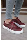 Çarpıcı Erkek Ayakkabı Bordo