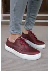 Omarı Modern ve Rahat Erkek Bordo Ayakkabı