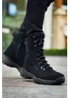Omarı Siyah Renk Trekking Botu