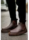 Omarı Kahve Renkli Erkek Bot - Stylish ve Dayanıklı Tasarım