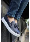 Trend Erkek Loafer Ayakkabı Lacivert