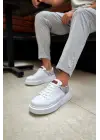 Omarı Sporcu Tasarımı Beyaz Erkek Ayakkabısı