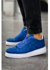 Omarı Şık ve Konforlu Erkek Mavi Ayakkabı