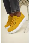 Omarı Sarı Renkli Moda Erkek Ayakkabısı