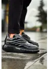 Omarı Erkek Siyah Deri Sneaker Ayakkabı