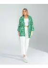 Göz Alıcı Yeşil Kimono