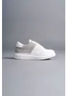 Omarı Konfor ve Tarzın Buluştuğu Sneaker Ayakkabı - Beyaz/Gri