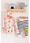 Civciv Desenli 2li % 100 Pamuk Kız Bebek Takımı