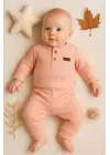 Çizgili Kumaş % 100 Pamuk 2li Unisex Takım