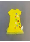 Çocuk Elbisesi Fırfırlı Jile Eteği