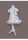 Çocuk Eteği Fırfırlı Jile Elbisesi