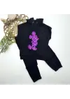 Çocuk Takımı Siyah Mickey Desenli