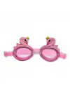 Omarı Pembe Kuğu Çocuk Yüzücü Gözlüğü Taşıma Çantasıyla