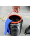 Çok Amaçlı Katlanabilir Araç İçi Kova