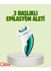 Çok Fonksiyonlu Epilatör 600mah 90 Dakika Kullanım Led Metal Başlık Su Geçirmez
