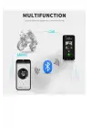 D60 2x Motosiklet Kask Kulaklığı Bluetooth Intercom Rgb Işıklı 2 Intercom Bağlantılı