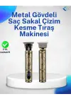 Dayanıklı Çelik Kafa Ve Güçlü Motorlu Saç Sakal Makinesi