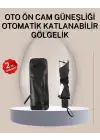 Dayanıklı Upe Alaşımlı Şemsiye Tipi Araç Güneşliği - Kolay Katlanır