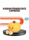 Dekoratif Pumpkin Gece Lambası Şarjlı Dokunmatik Led Işık