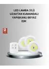 Dekoratif Ve Pratik 3’lü Kumandalı Spot Led Aydınlatma