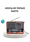 Dekoratif Vintage Radyo – Klasik Görünüm, Modern Fonksiyon Ve Uzun Ömürlü Kullanım