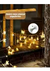 Dekoratif Yıldız Led Aydınlatma 20 Ledli 5 Metre Günışığı