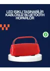 Derin Baslı Çift Hoparlörlü Taşınabilir Kablosuz Hoparlör