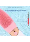 Omarı İnce Kaba Silikon Uçlu Elektrikli Yüz Temizleyici Fırça