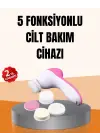 Derin Temizleme Ve Masaj İçin 5 Başlıklı Yüz Cilt Bakım Aleti