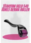 Dermaroller Titanyum 540 Iğneli 1 Mm Saç Kaş Sakal Serum Kullanıma Uygun