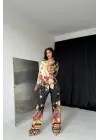 Omarı Desenli Gömlek ve Pantolon Takımı