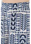 Desenli Viskon Pantolon 6749 - Krem