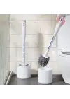Deterjan Hazneli Silikon Tuvalet Fırçası